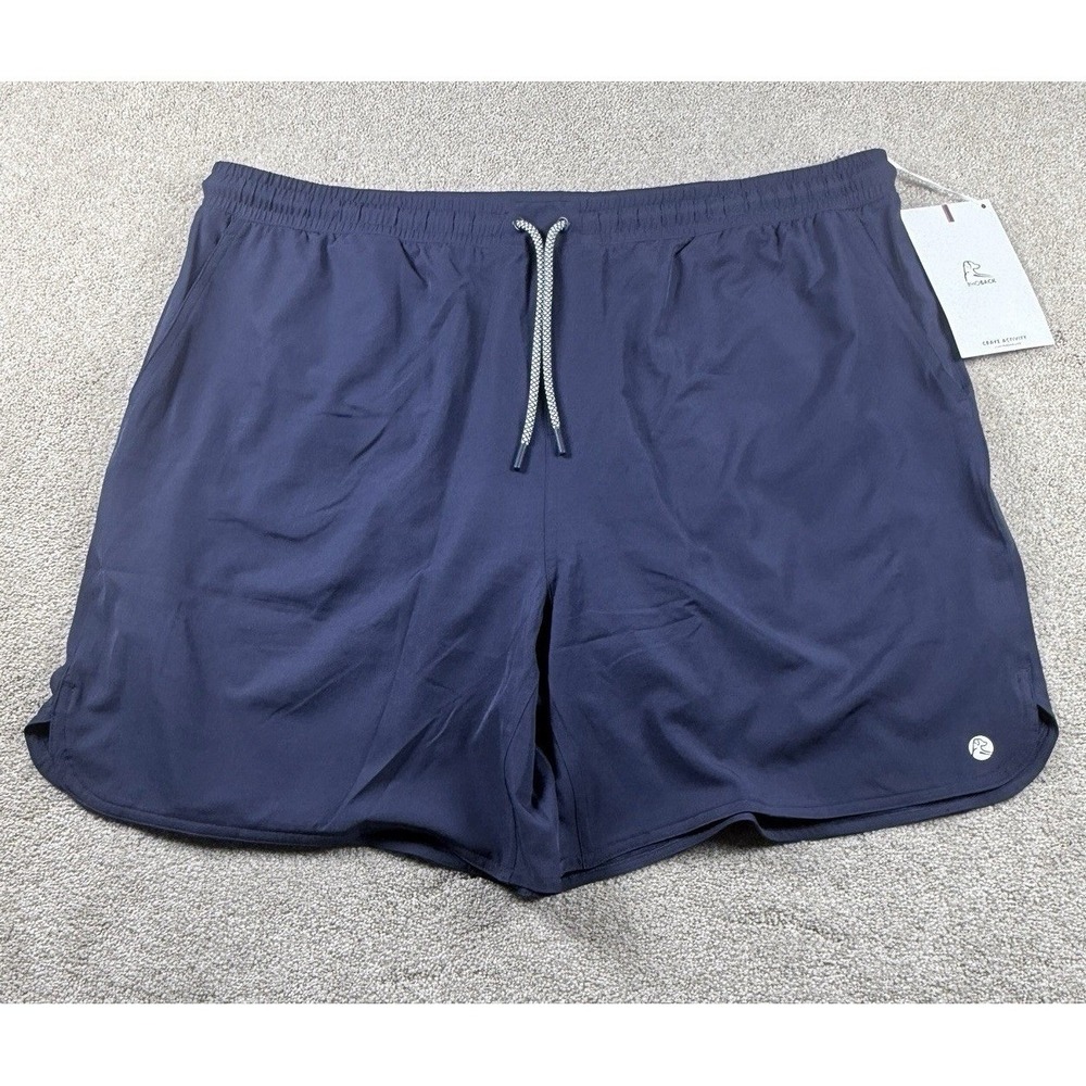 Rhoback Grit The Dunks Lined Gym Shorts Men's 3XL Navy Blue Athletic Training